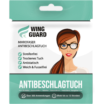 WINGGUARD Mikrofaser Antibeschlagtuch
