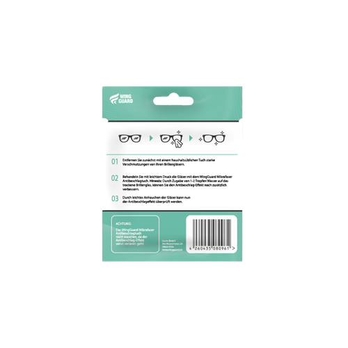 WINGGUARD Mikrofaser Antibeschlagtuch