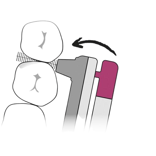 WINGBRUSH - Kit de démarrage pour brosse interdentaire  y compris 3 x brosses interchangeables